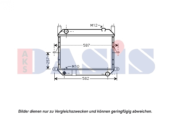 Radiator, engine cooling (070158N)