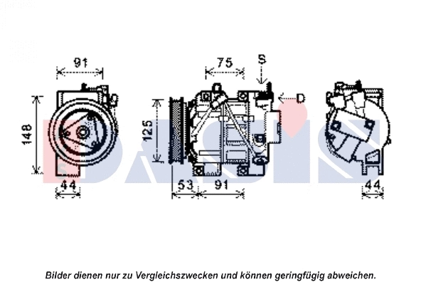 Compressor, air conditioning (851921N)