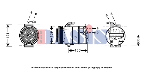Compressor, air conditioning (850270N)