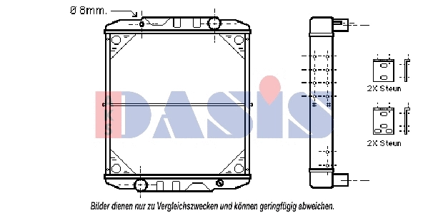 Radiator, engine cooling (390280N)