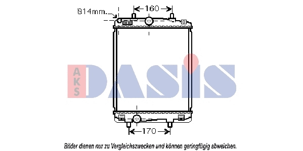 Radiator, engine cooling (160095N)