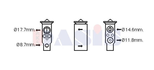 Expansion Valve, air conditioning (840234N)