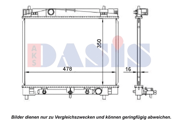 Radiator, engine cooling (210237N)