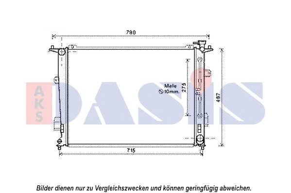 Radiator, engine cooling (560081N)