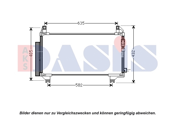 Condenser, air conditioning (212104N)