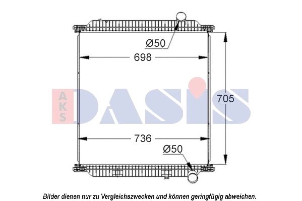 Radiator, engine cooling (390035S)