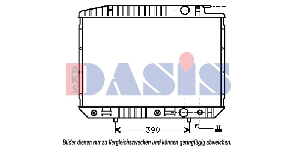 Radiator, engine cooling (120380N)
