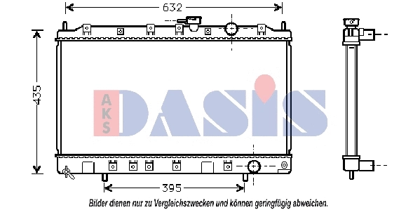 Radiator, engine cooling (140039N)