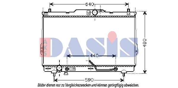 Radiator, engine cooling (510038N)