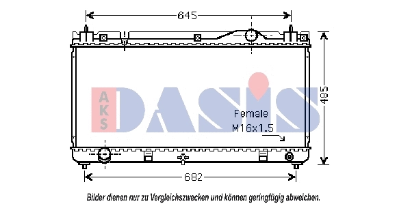 Radiator, engine cooling (210133N)