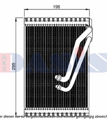 Evaporator, air conditioning (820376N)