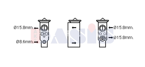 Expansion Valve, air conditioning (840261N)