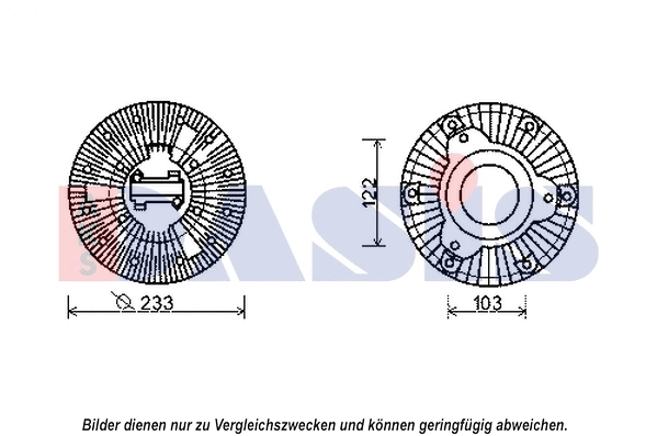 Clutch, radiator fan (138023N)