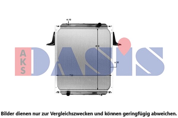 Radiator, engine cooling (390017X)