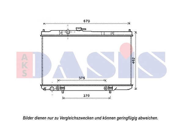Radiator, engine cooling (070134N)
