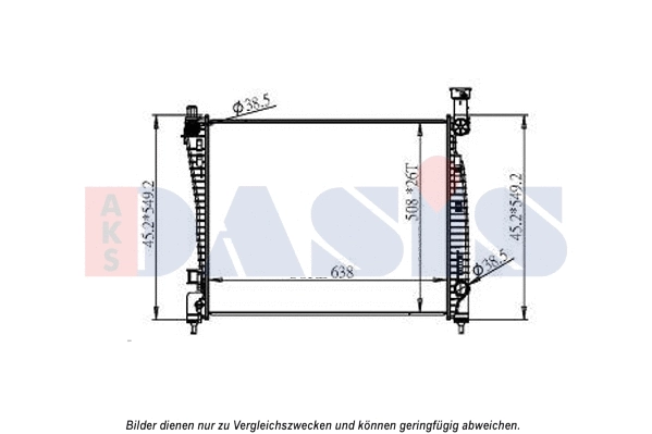 Radiator, engine cooling (520127N)
