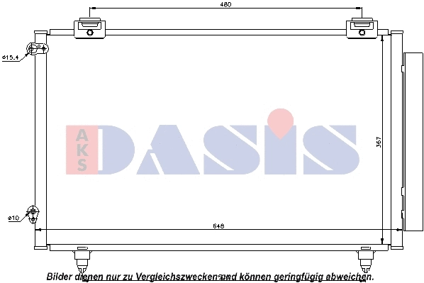 Condenser, air conditioning (212043N)
