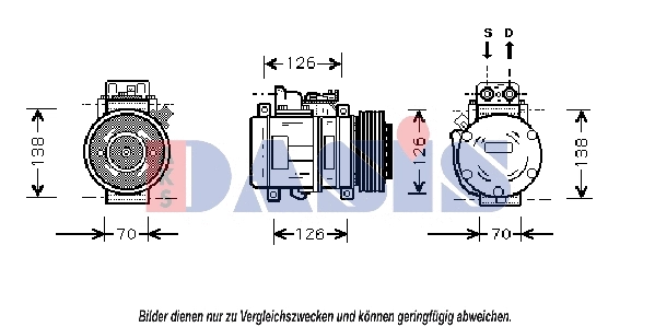 Compressor, air conditioning (851032N)
