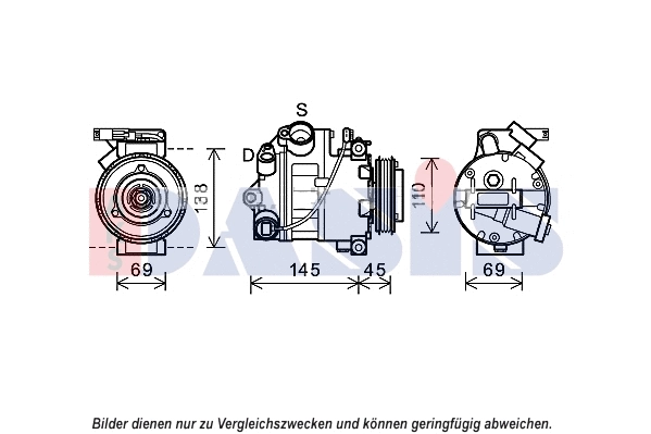Compressor, air conditioning (852683N)