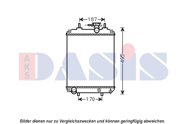 Radiator, engine cooling (360028N)