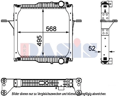 Radiator, engine cooling (390042N)