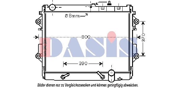 Radiator, engine cooling (210221N)