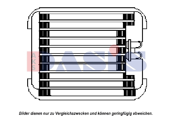 Evaporator, air conditioning (820121N)