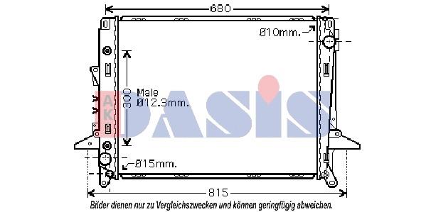 Radiator, engine cooling (370000N)