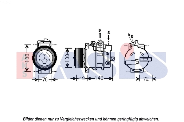 Compressor, air conditioning (852585N)