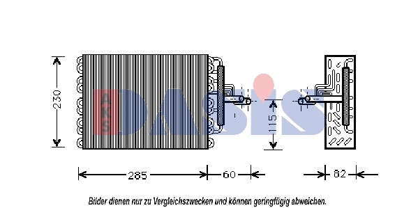 Evaporator, air conditioning (821430N)