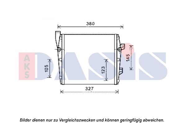Radiator, engine cooling (170007N)