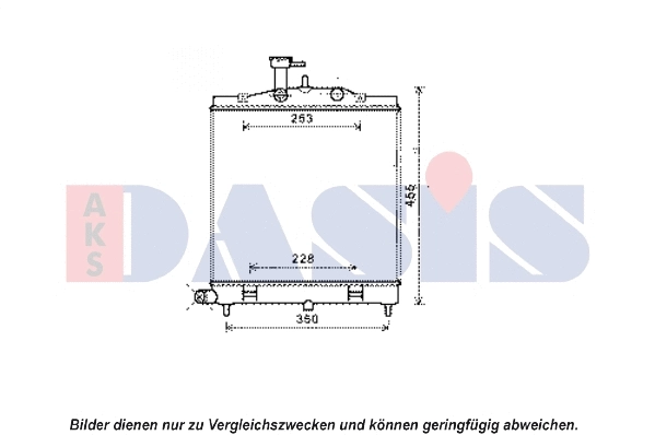 Radiator, engine cooling (510144N)