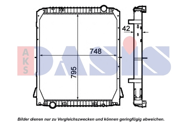 Radiator, engine cooling (400043N)
