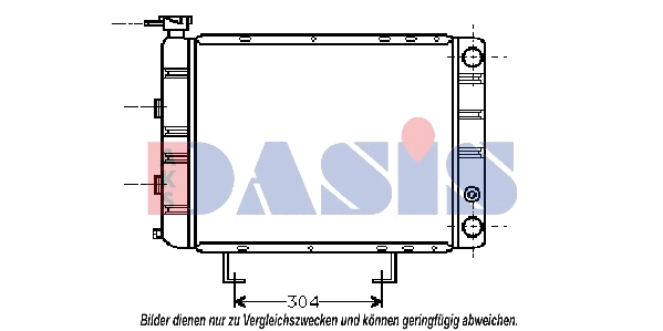 Radiator, engine cooling (160750N)