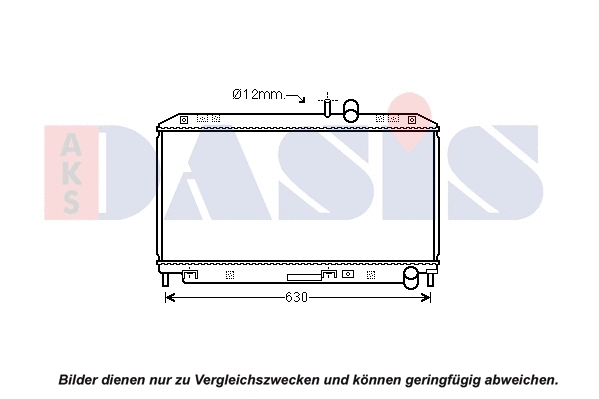 Radiator, engine cooling (110085N)