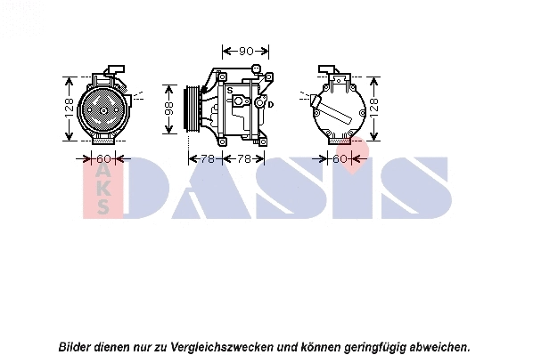 Compressor, air conditioning (851074N)
