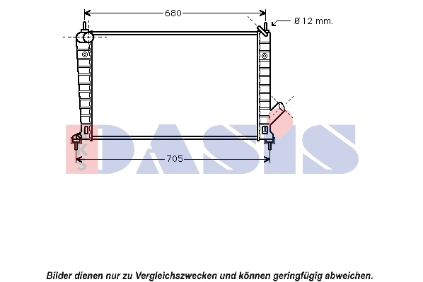 Radiator, engine cooling (190011N)