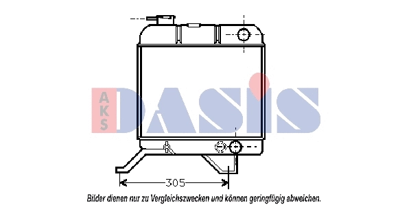 Radiator, engine cooling (160470N)