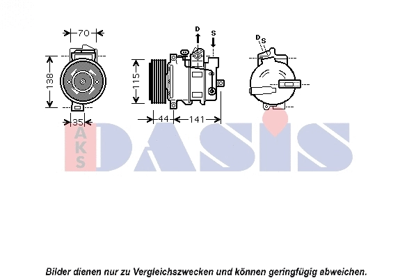 Compressor, air conditioning (850379N)