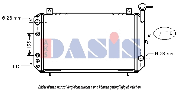 Radiator, engine cooling (070035N)