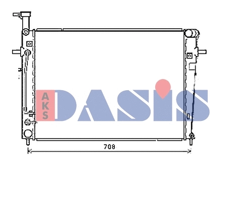 Radiator, engine cooling (510177N)