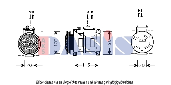 Compressor, air conditioning (851008N)