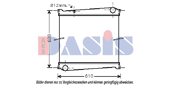Radiator, engine cooling (180045N)