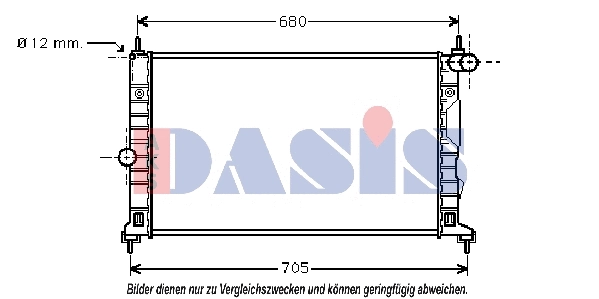 Radiator, engine cooling (190007N)