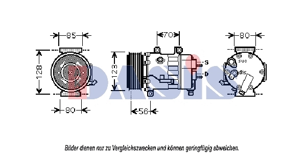 Compressor, air conditioning (851817N)