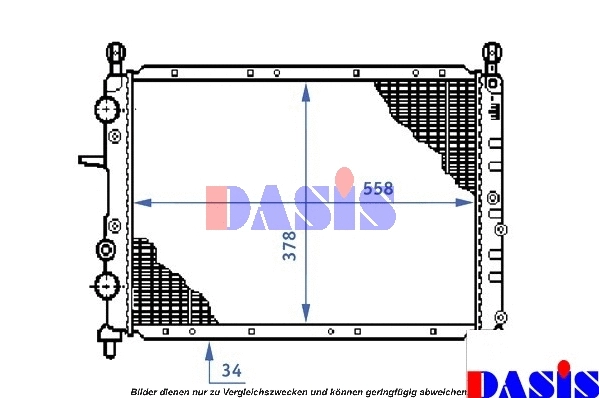 Radiator, engine cooling (080000N)