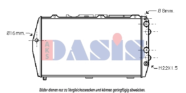 Radiator, engine cooling (480750N)