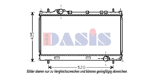 Radiator, engine cooling (520112N)