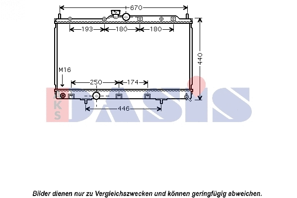 Radiator, engine cooling (140081N)