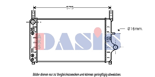 Radiator, engine cooling (090900N)